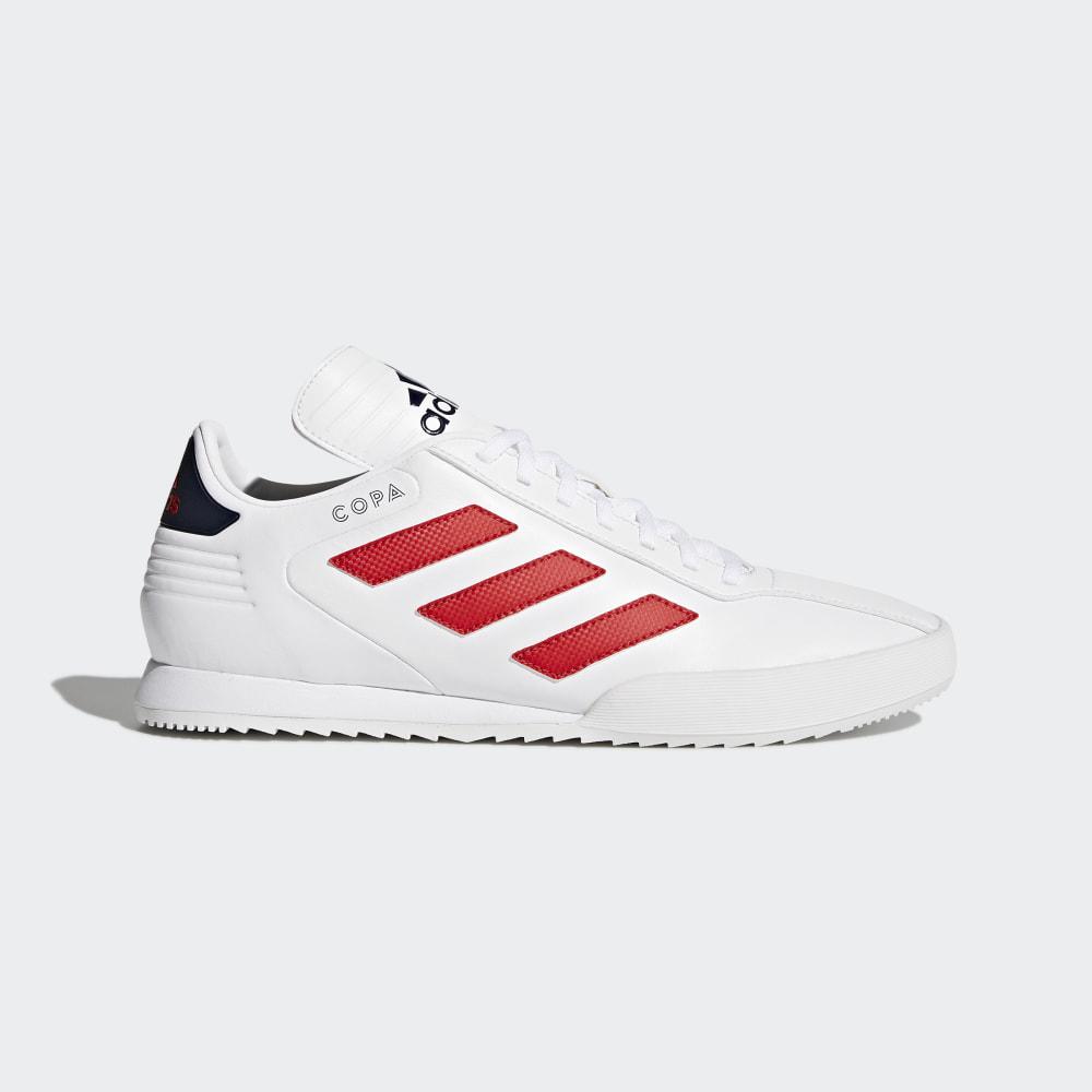 Adidasi Fotbal Adidas Copa Super Barbati Romania - Albi/Rosii Inchis/Bleumarin B37085
